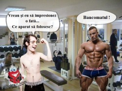 Bancul de duminică: Hai la fitness