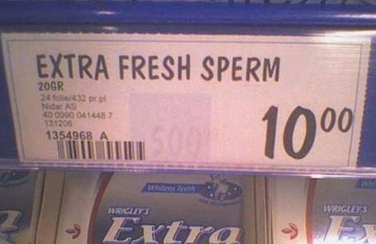 extra fresh sperm