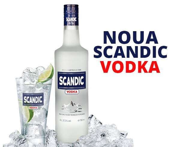 Scandic-Vodka 37.5% 0,7L sticla- NOU